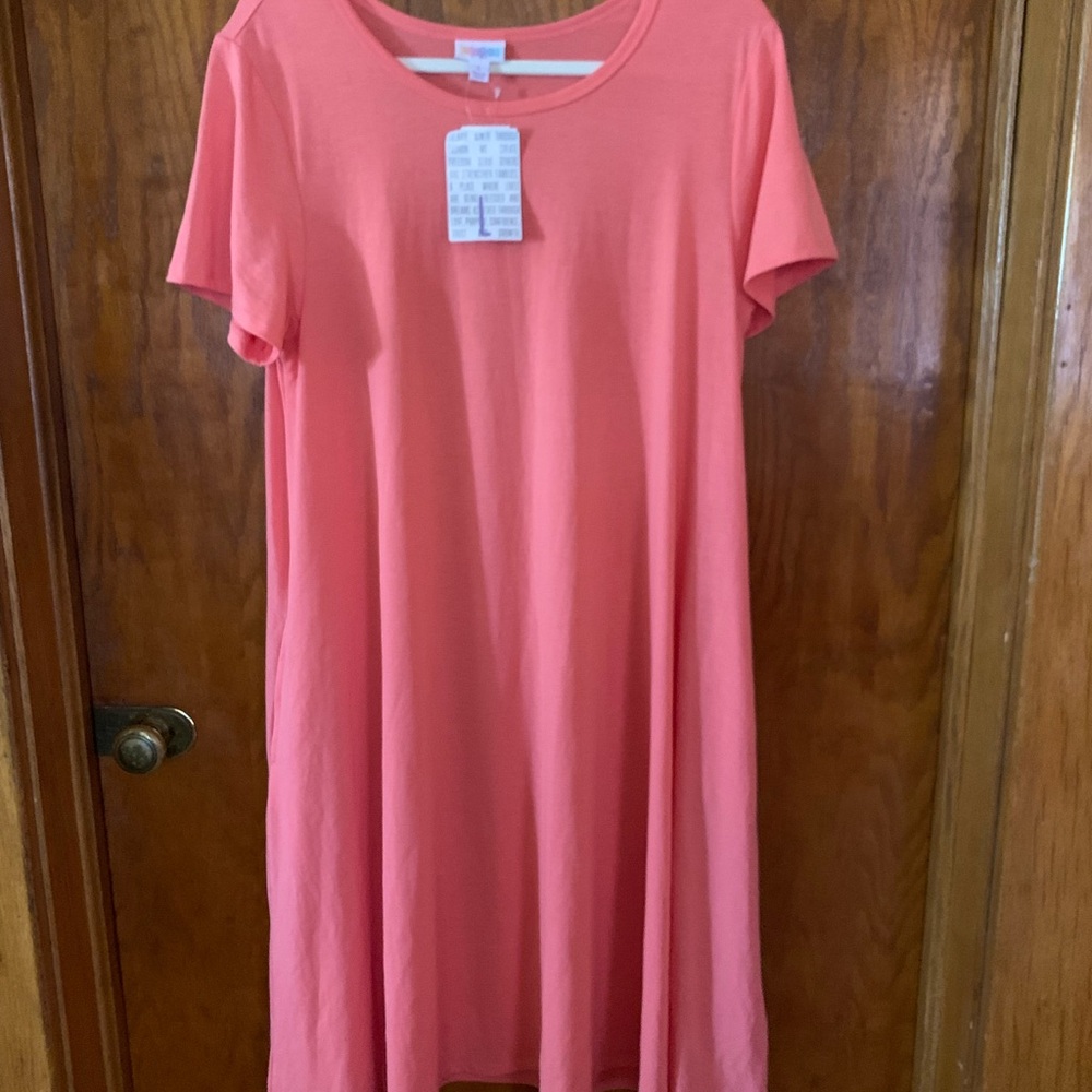 LuLaRoe Coral Short Sleeve Dress